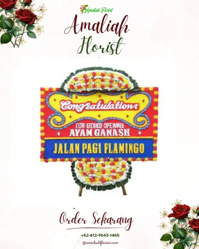 Bunga Papan Congratulation di Darmawangi